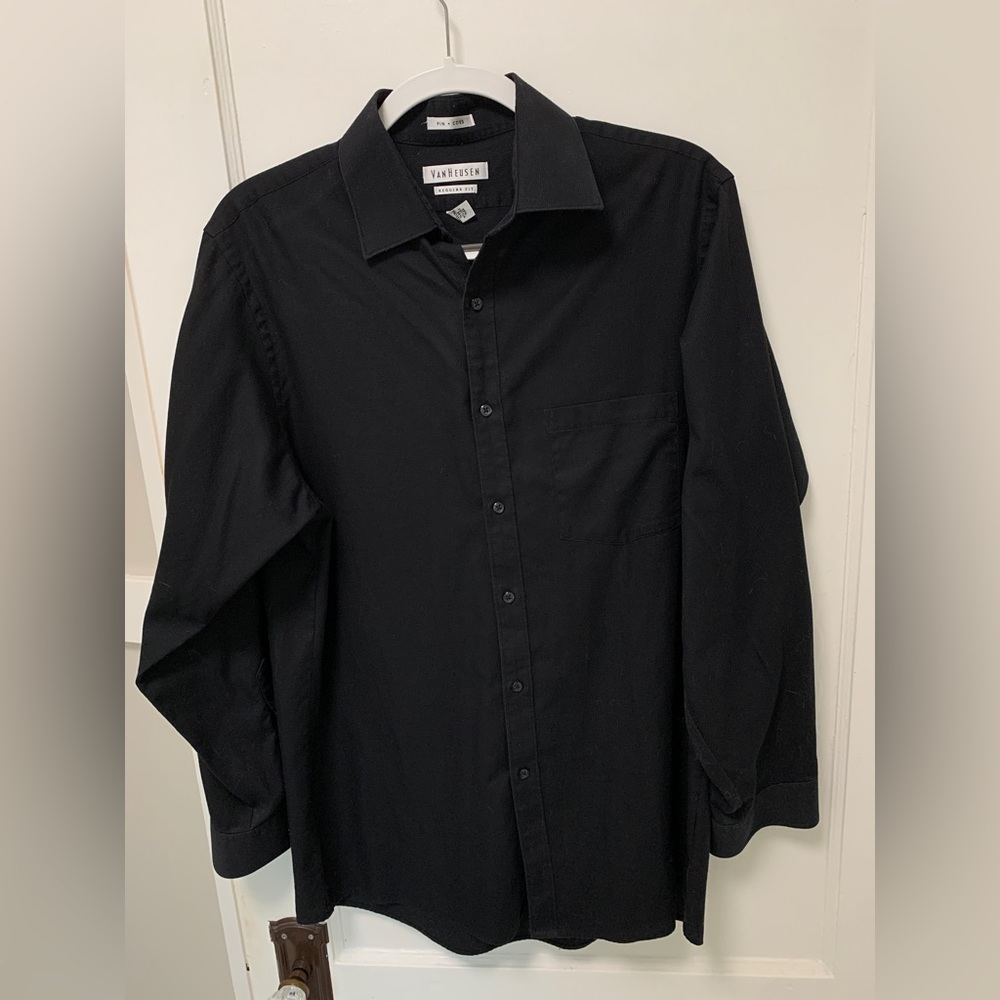 Elegant Black Dress Shirt - Excellent Condition